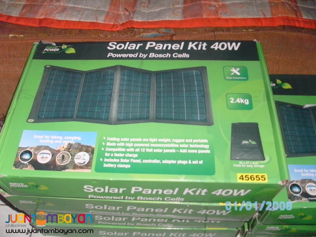 solar panel portable with sine wave 40wats 12v brandnew