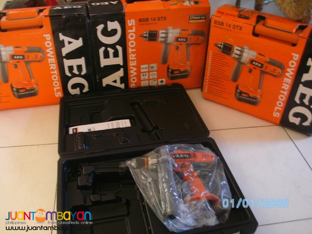 AEG cordless hammer drill unit only brandnew