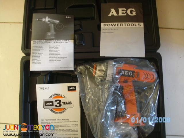 AEG cordless hammer drill unit only brandnew