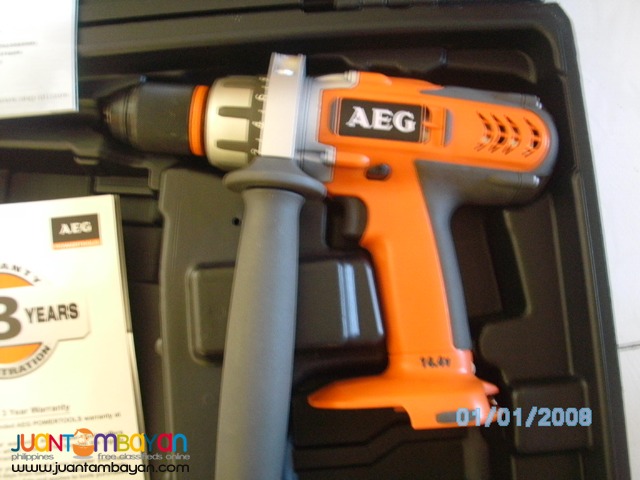 AEG cordless hammer drill unit only brandnew