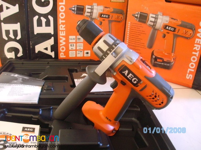 AEG cordless hammer drill unit only brandnew