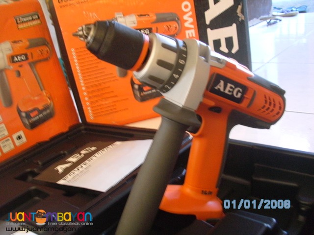 AEG cordless hammer drill unit only brandnew