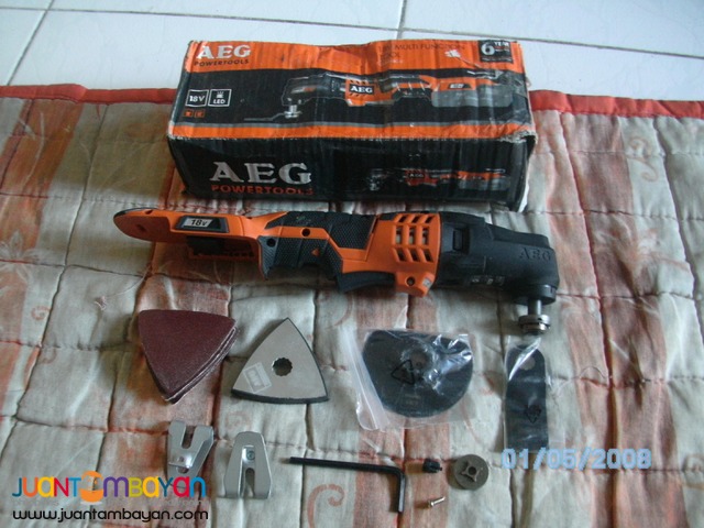 AEG cordless 18v multi tool kit unit only brandnew