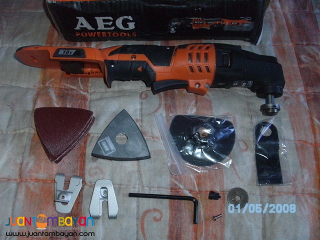 AEG cordless 18v multi tool kit unit only brandnew