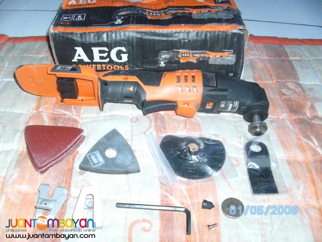 AEG cordless 18v multi tool kit unit only brandnew