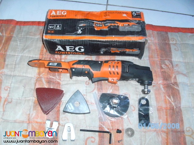 AEG cordless 18v multi tool kit unit only brandnew