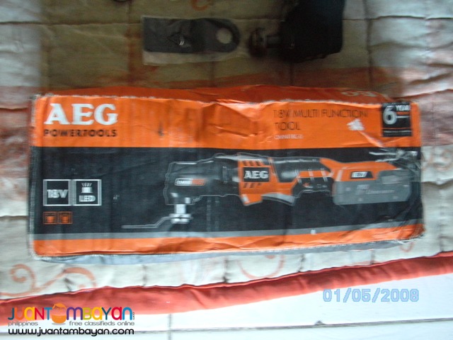 AEG cordless 18v multi tool kit unit only brandnew