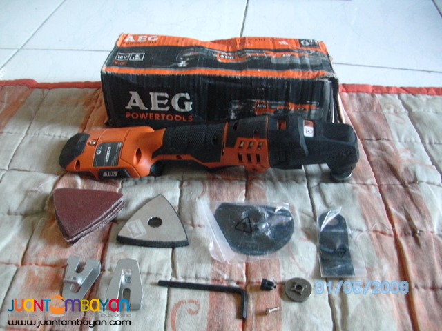 AEG cordless 18v multi tool kit unit only brandnew