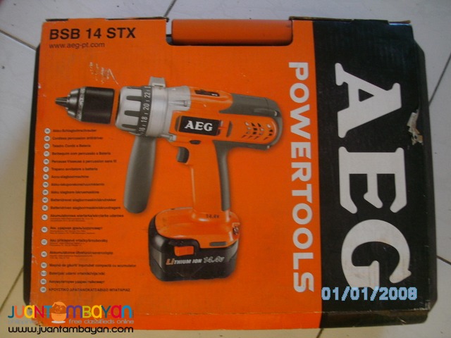 AEG hgammer drill 12v with 1 battery 1 charger brandnew