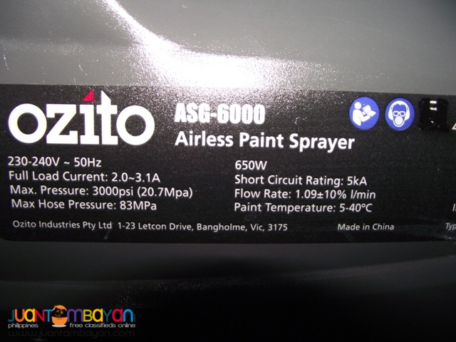 airless spraygun 220v 3000psi brandnew