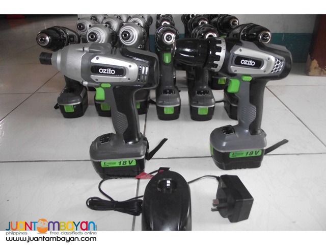 hammer drill and impack wreanch 18v surplus australia