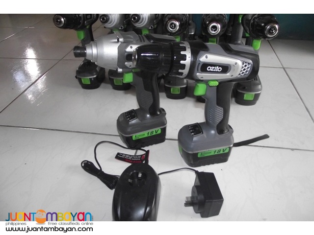 hammer drill and impack wreanch 18v surplus australia