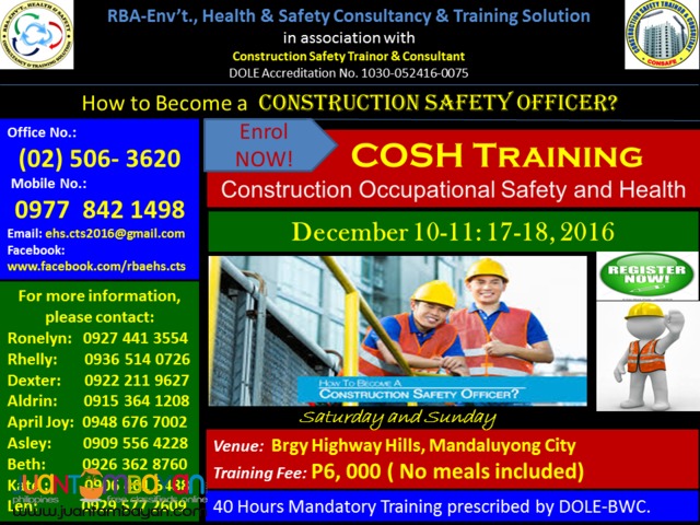 COSH Training COSH Training