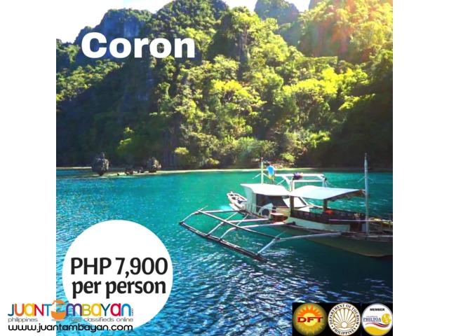 3D2N Coron Tour Package 3D2N Coron Tour Package