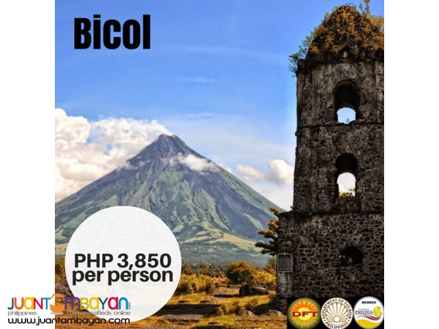 3D2N Bicol Tour Package