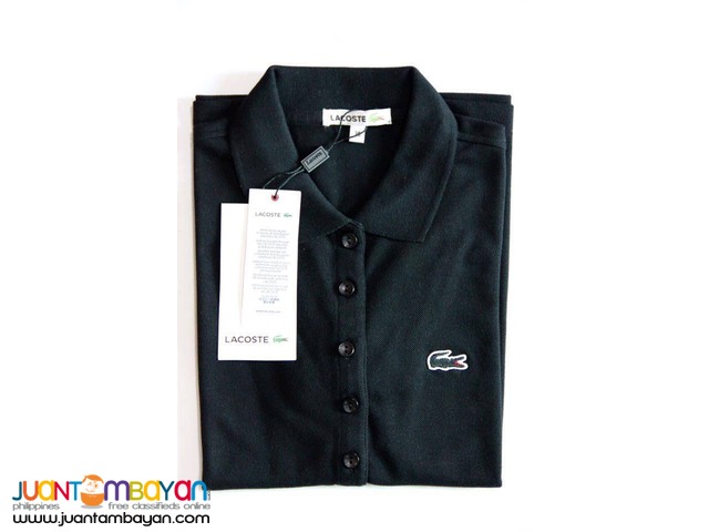 LACOSTE 5 BUTTONS MONOTONE FOR WOMEN - LADIES POLO SHIRT