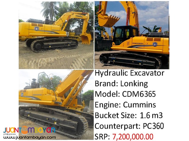 CDM6235 Hydraulic Excavator (Orig.Cummins-6BTA) (0.4m3 Capacity) 