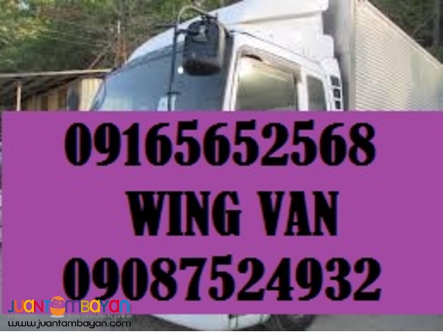 10 wheeler wing van for rent lipat bahay