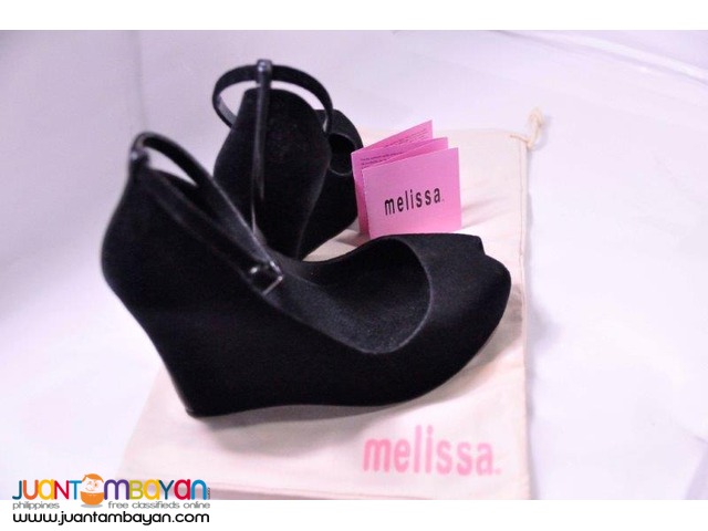 Melissa Black Wedge Shoes