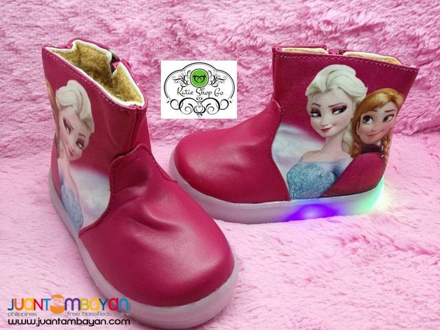 FROZEN BOOTS FOR KIDS - BOOTS FOR TODDLERS - SHOES WITH LED LIGHTS
