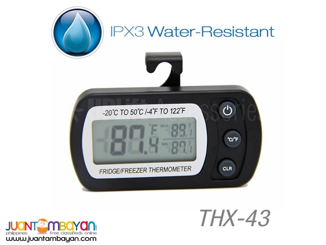 Digital Thermometer for Vaccine, Refs, Freezers (Water-Resistant)