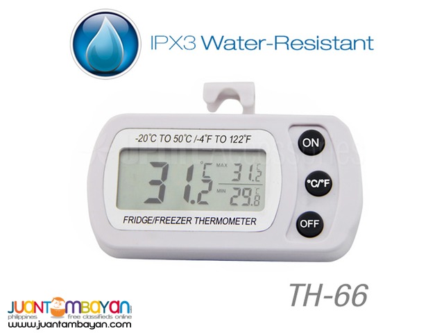 Digital Thermometer for Vaccine, Refs, Freezers (Water-Resistant)