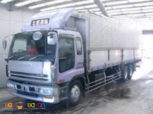 10 wheeler truck wing van for rent