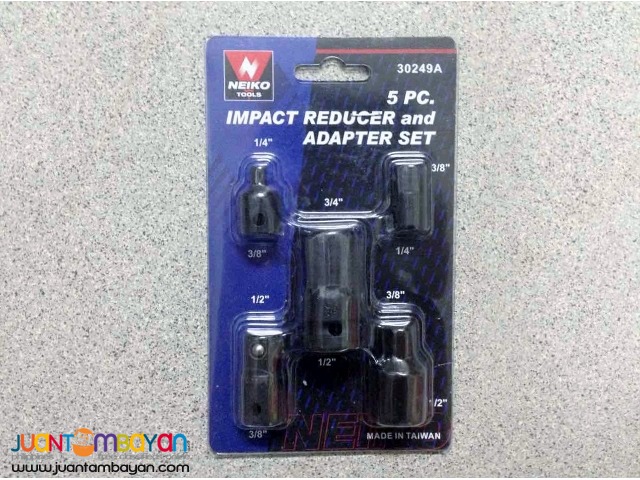 Neiko 30249A 5-piece Impact Adapter and Reducer Set