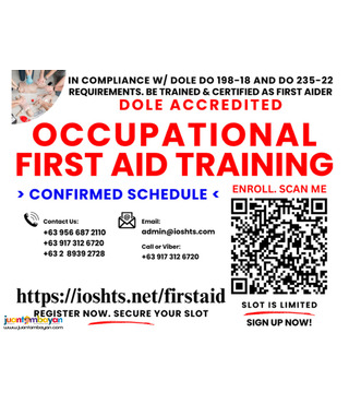 First Aid Training DOLE Requirement Compliance BLS CPR Training