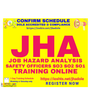 Online JHA Training DOLE Accredited Training for Safety Officers