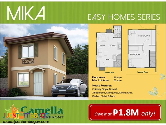  1.9M single house camella riverfront pit os cebu city 