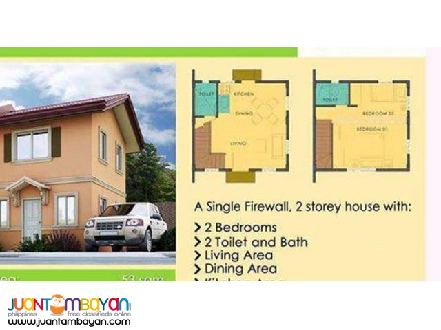  bella 2br single house riverfront camella pit os cebu city 