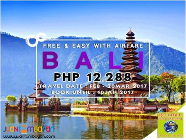 3d2n Bali Indonesia Free and Easy Package