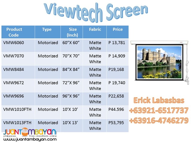 Viewtech Screen