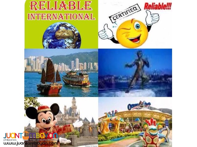 Hongkong with Disneyland,Ocean Park,Macau Tour + Airfare 