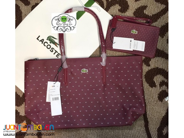 LACOSTE SHOULDER BAG WITH POUCH - CODE CB132A
