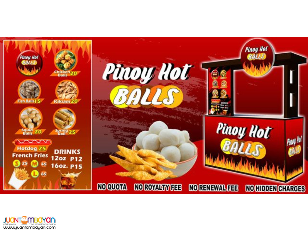 Pinoy Hot Balls Franchise Php 149,000 Only