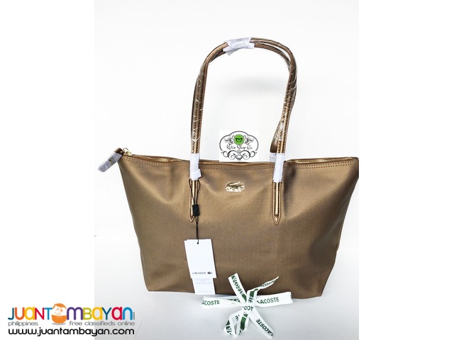 lacoste horizontal tote bag dimensions