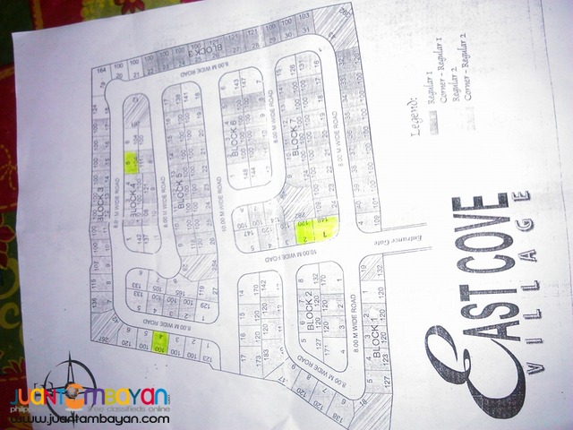 lot in East Cove Village, Cainta, Rizal