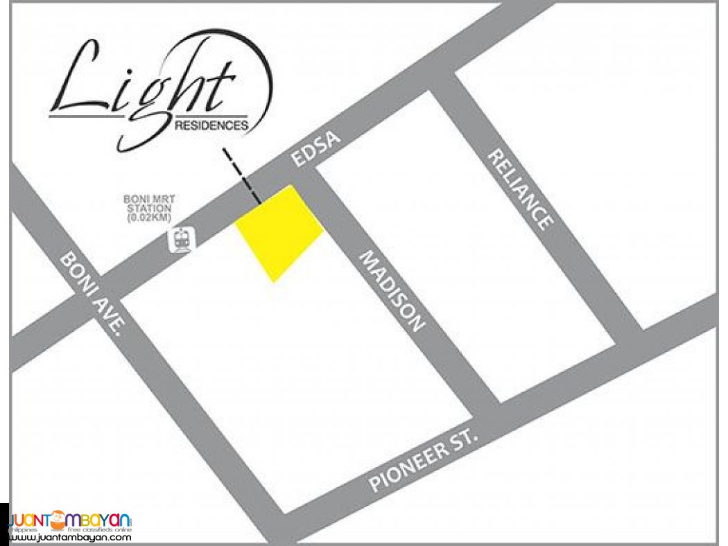 Light Residences 2 BR condo Sale beside Boni MRT station 