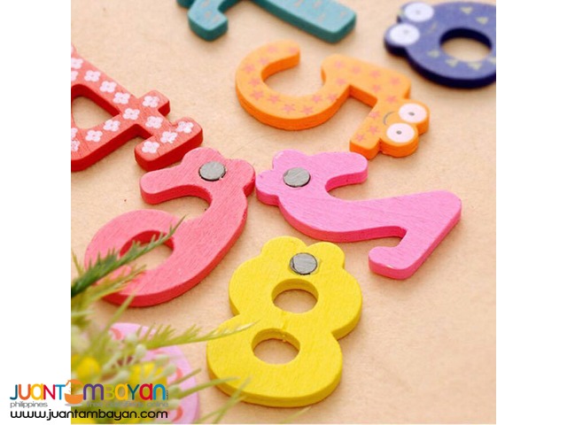 WOODEN MAGNET - LETTER MAGNET / NUMBER MAGNET