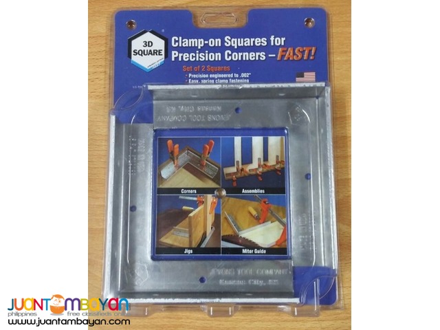 3D Square Clamp 144041 Clamp-On Squares for Precision Corners  - USA