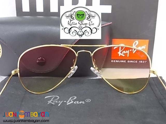 ray ban aviator matt gold