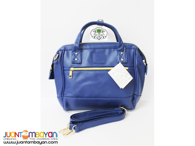 ANELLO BAG - LEATHER CONVERTIBLE COBALT BLUE BAG - MSS001M