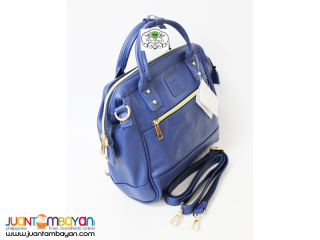 ANELLO BAG - LEATHER CONVERTIBLE COBALT BLUE BAG - MSS001M