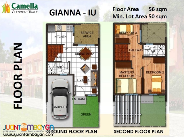 3BR Camella Glenmont Trails Pre-Selling Towhouse in Quezon City