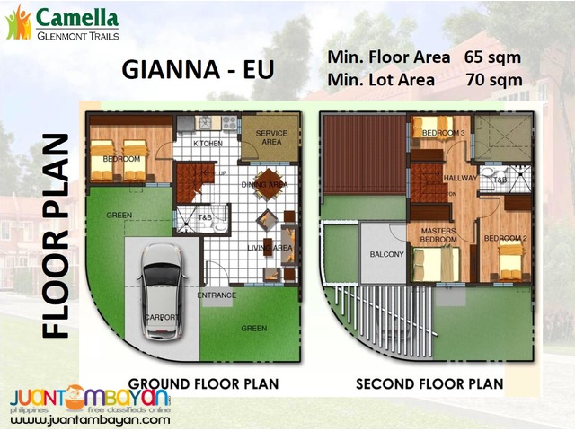 3BR Camella Glenmont Trails Pre-Selling Towhouse in Quezon City