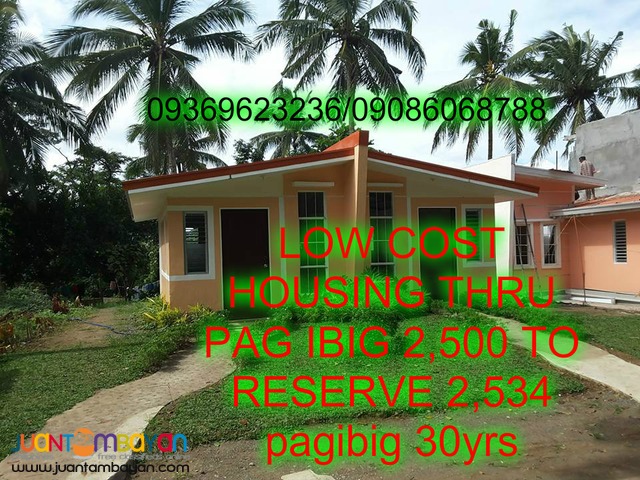 primera rosa low cost housing thru pag ibig financing in batangas