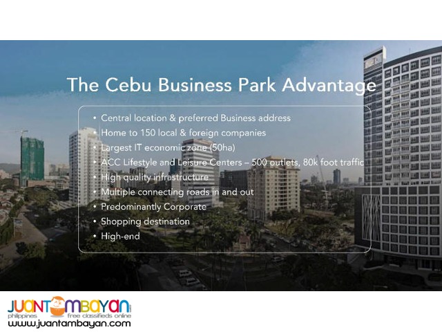  office space/corporate center for sale cebu city latitude, Ayala cente 