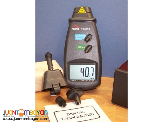 Digital Tachometer Speed Rpm Fpm Meter Monitor